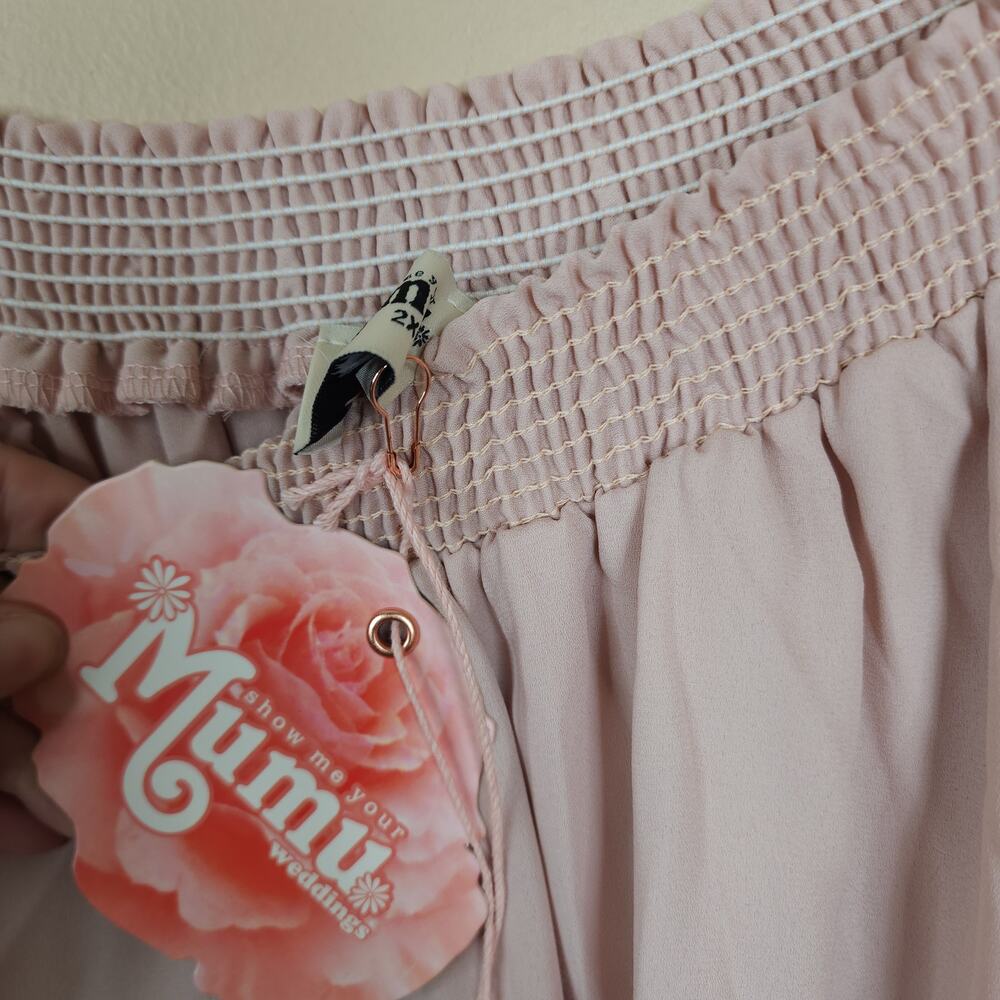 Show Me Your Mumu Hacienda Maxi Dress in Dusty Blush Women's Size 2X - Picture 9 of 10